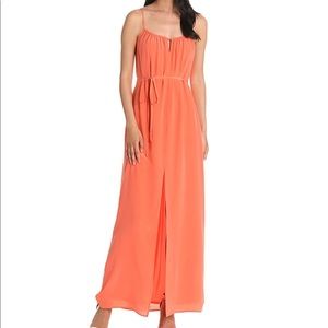NWT!!✨French Connection Maxi Dress with front slit